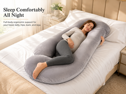 ComfortNest™ Ergonomic Pregnancy Pillow
