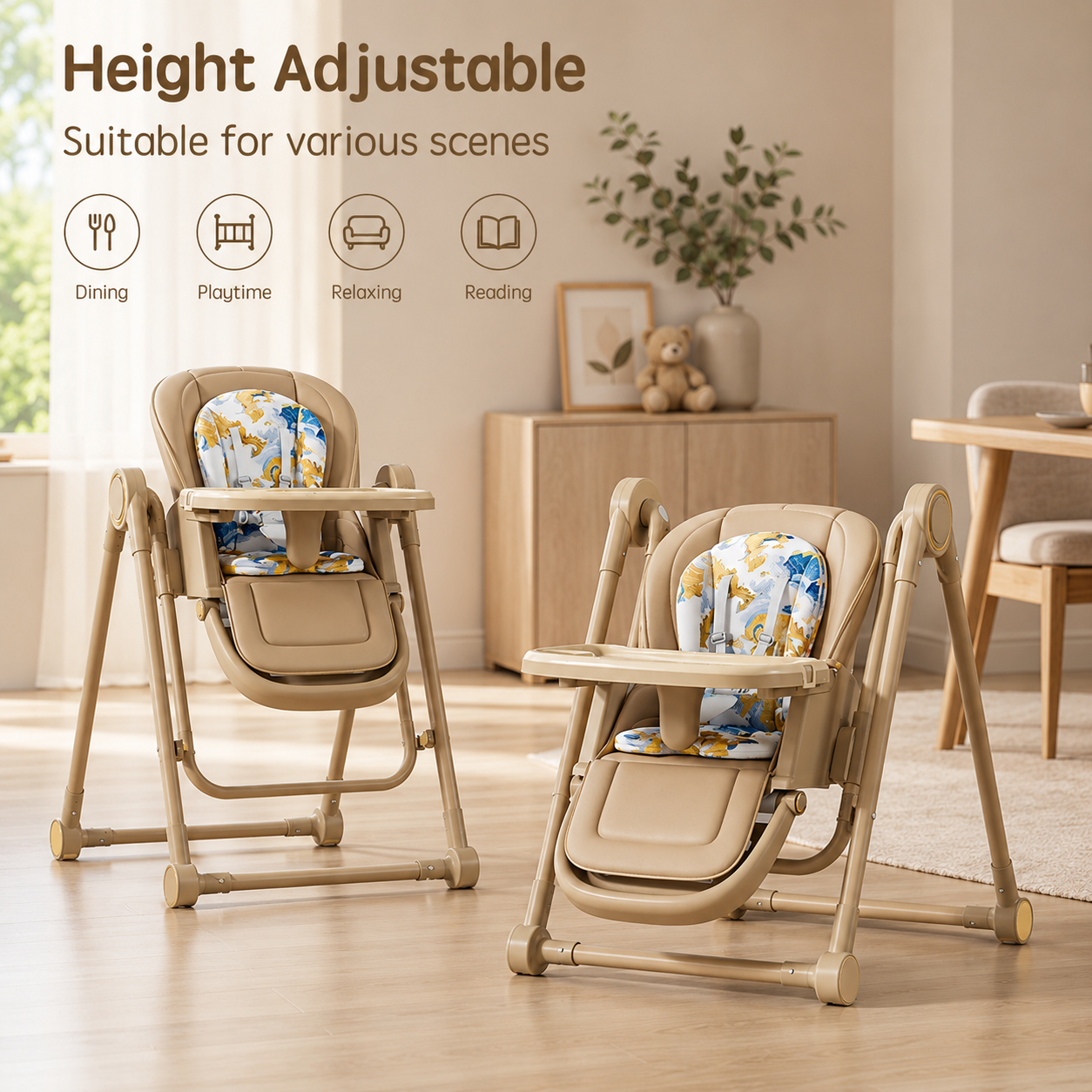 The Nest™ | 2-in-1 Convertible High Chair & Rocker