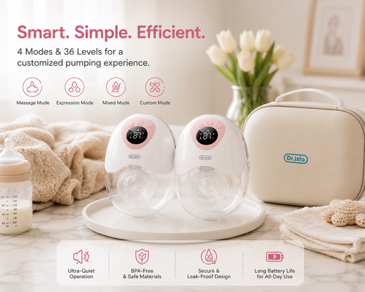 SilentFlow S1 Smart Wearable Breast Pump – Hands-Free & Ultra-Quiet