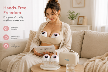 SilentFlow S1 Smart Wearable Breast Pump – Hands-Free & Ultra-Quiet