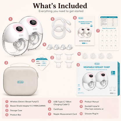 SilentFlow S1 Smart Wearable Breast Pump – Hands-Free & Ultra-Quiet