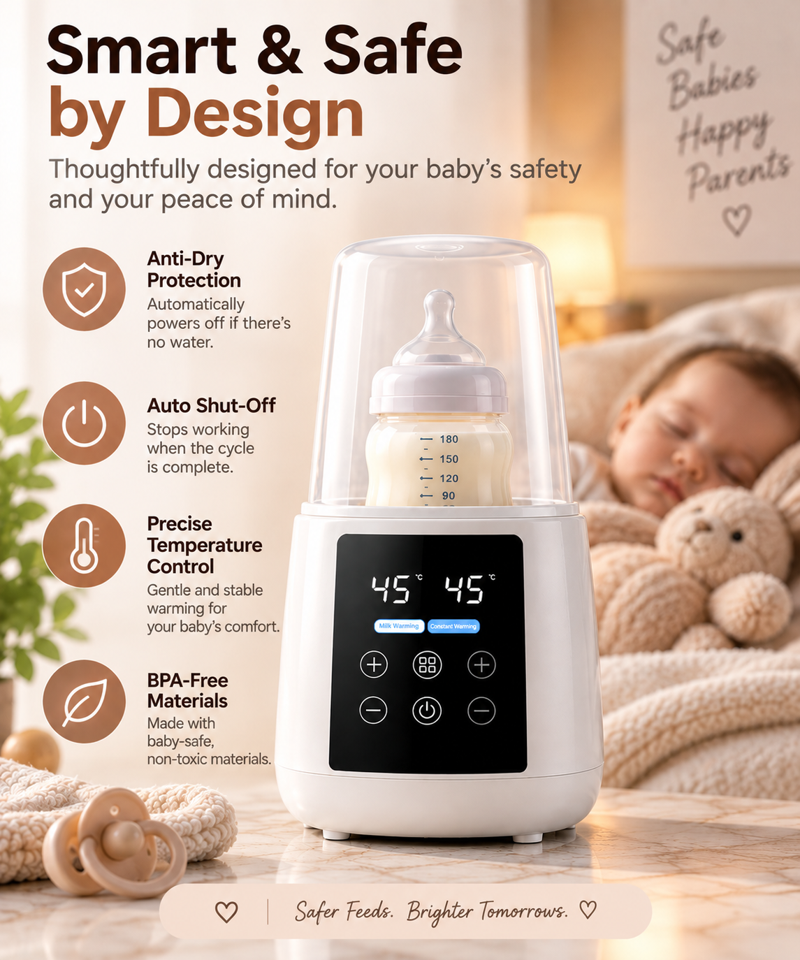 WarmCare™ 6-in-1 Bottle Warmer