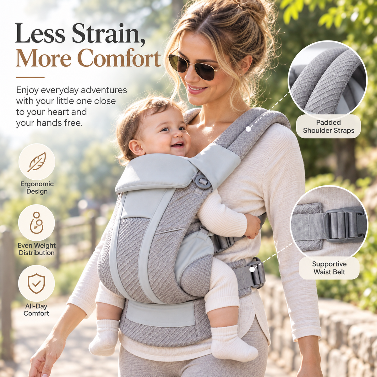 CuddleCarry™ 4-in-1 Baby Carrier