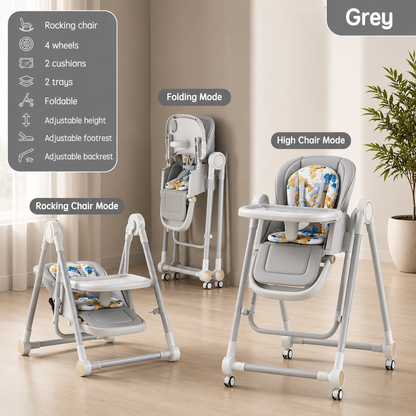 The Nest™ | 2-in-1 Convertible High Chair & Rocker