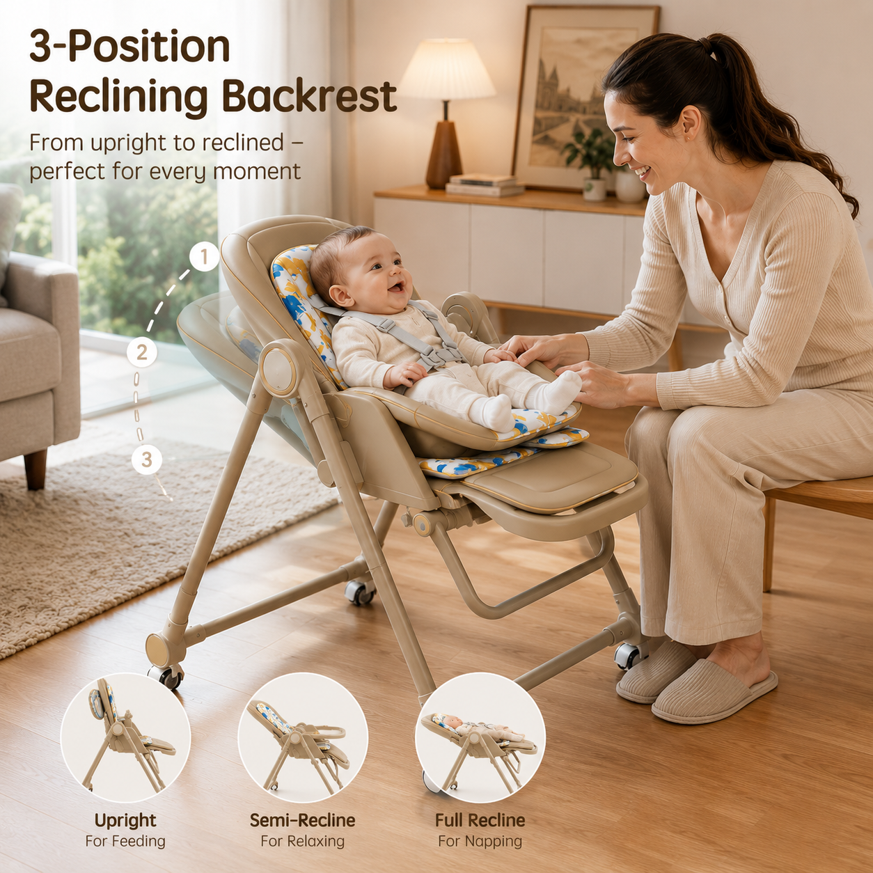 The Nest™ | 2-in-1 Convertible High Chair & Rocker